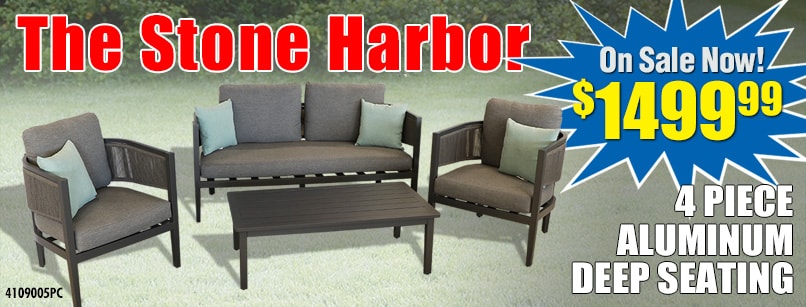 Stone Harbor 4 piece deep seating set